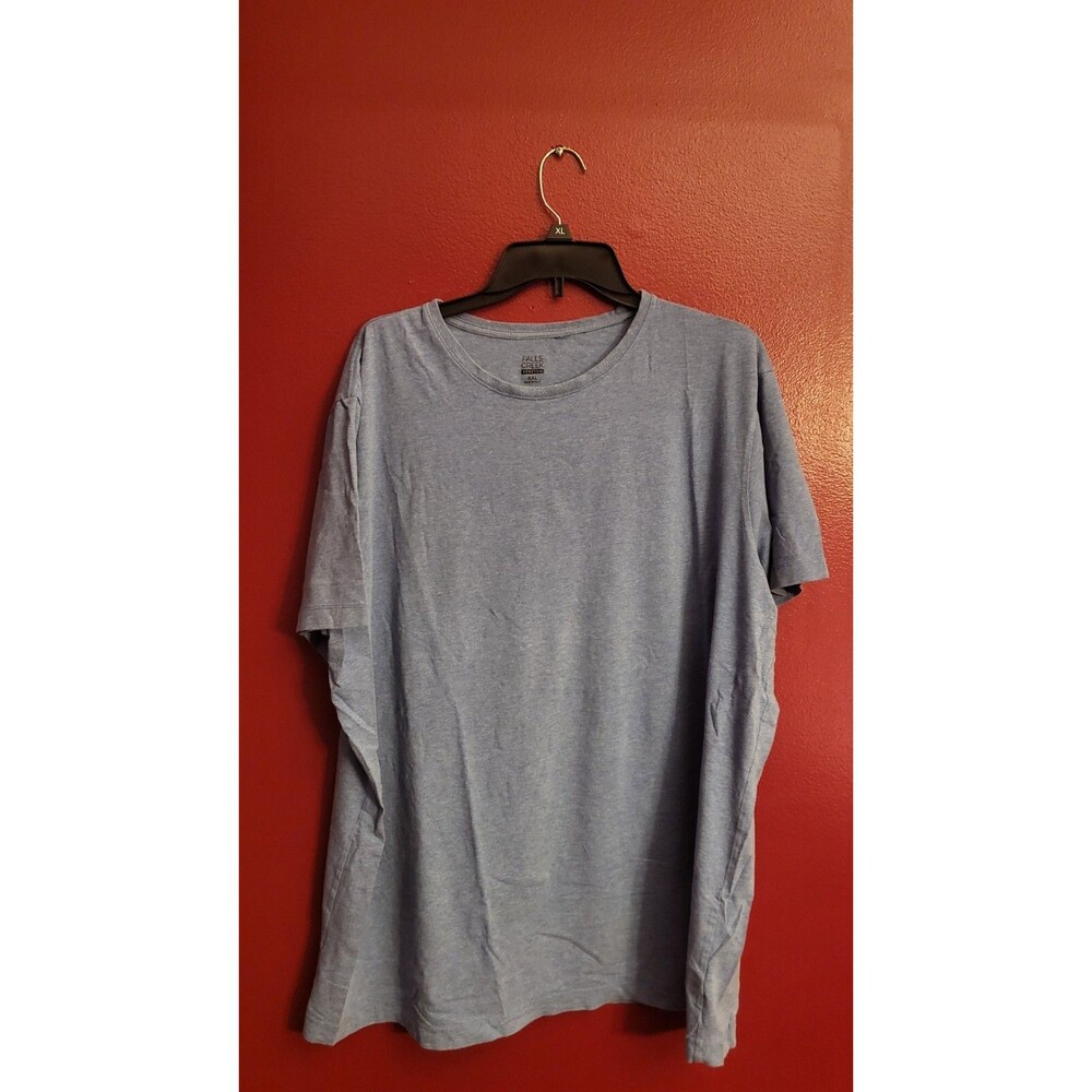 Mens Xxl Falls Creek Stretch Blue Tee Shirt